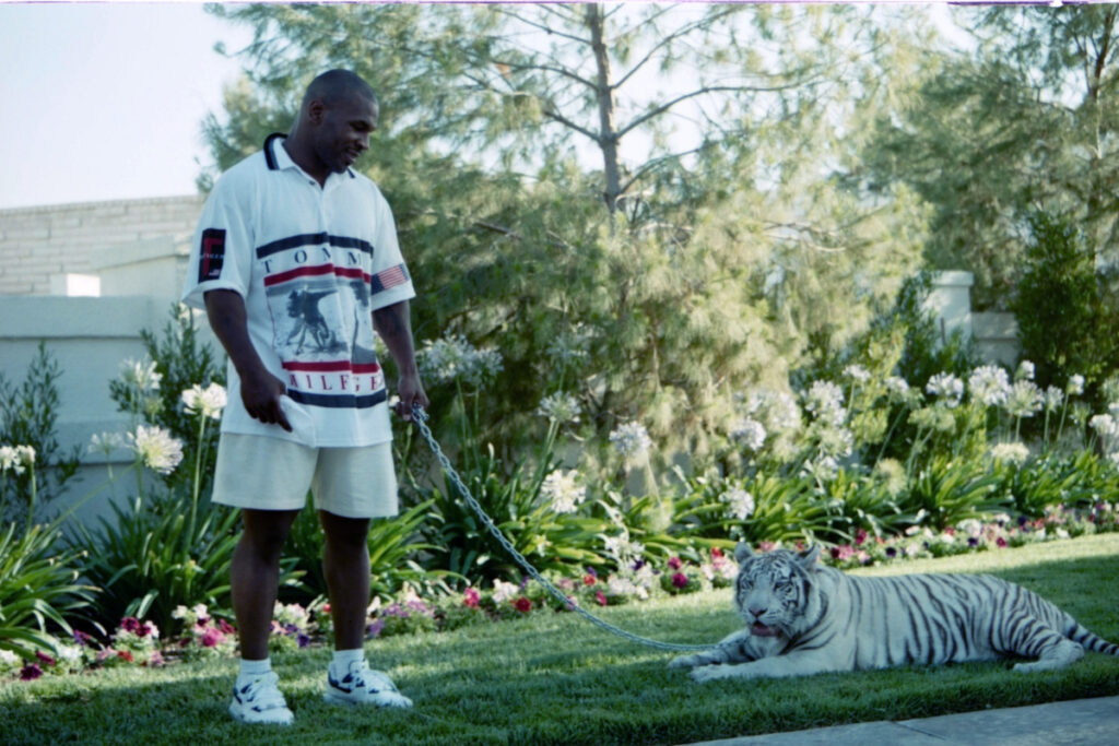 Mike Tyson with Tigers