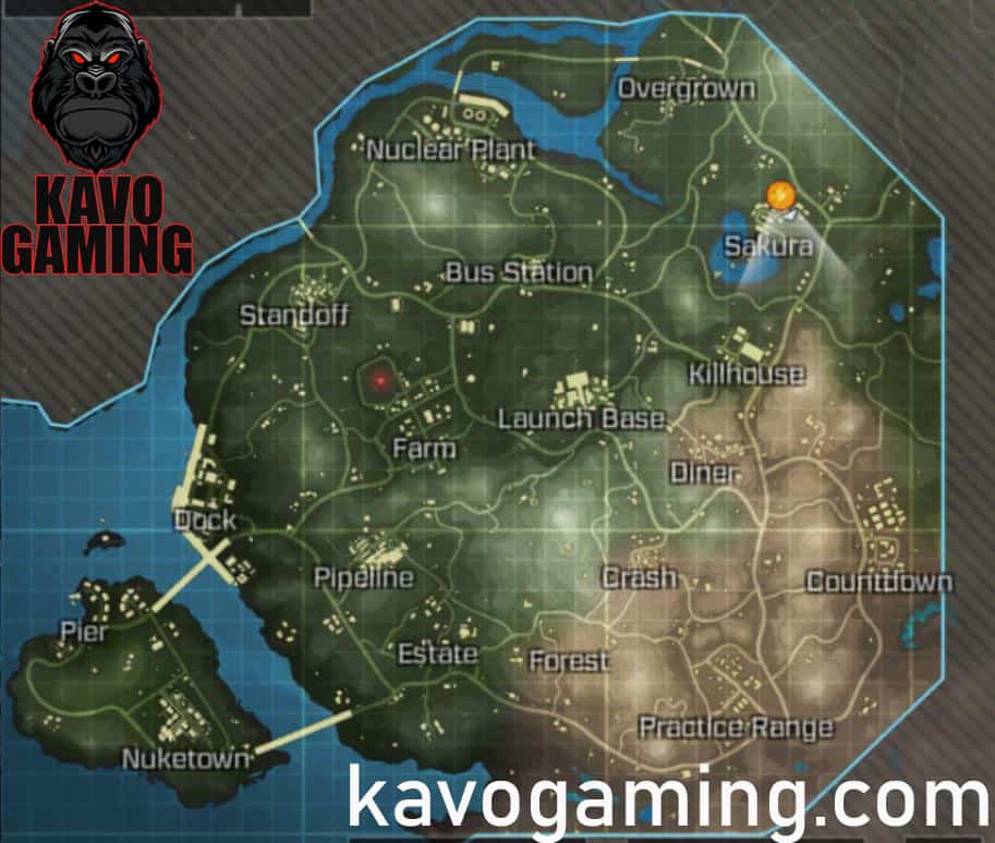 COD Mobile Map Layout