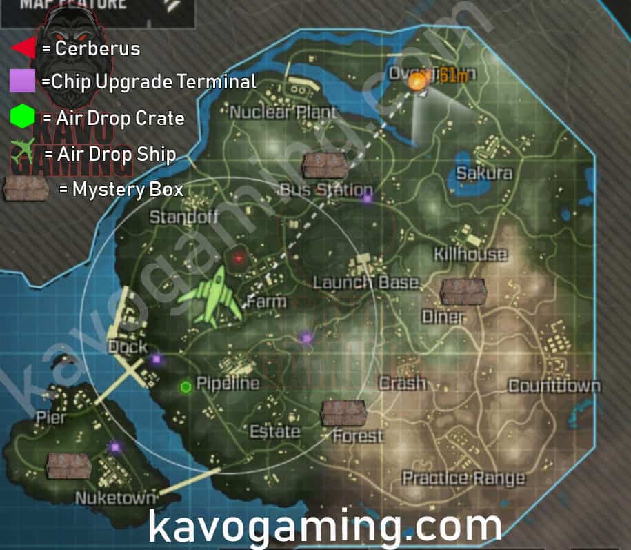 COD Mobile Map Features