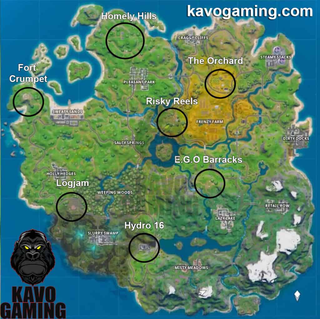 Fortnite Chapter 2 Best Jump Spots