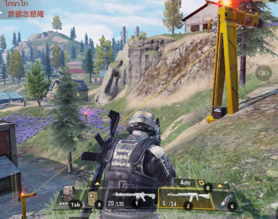 COD Mobile Zipline Locations