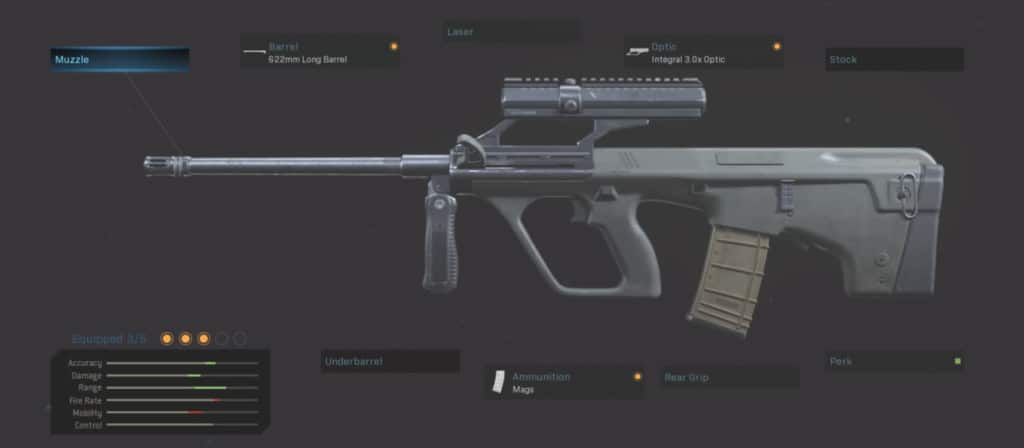 AUG Steyr attachments Modern Warfare