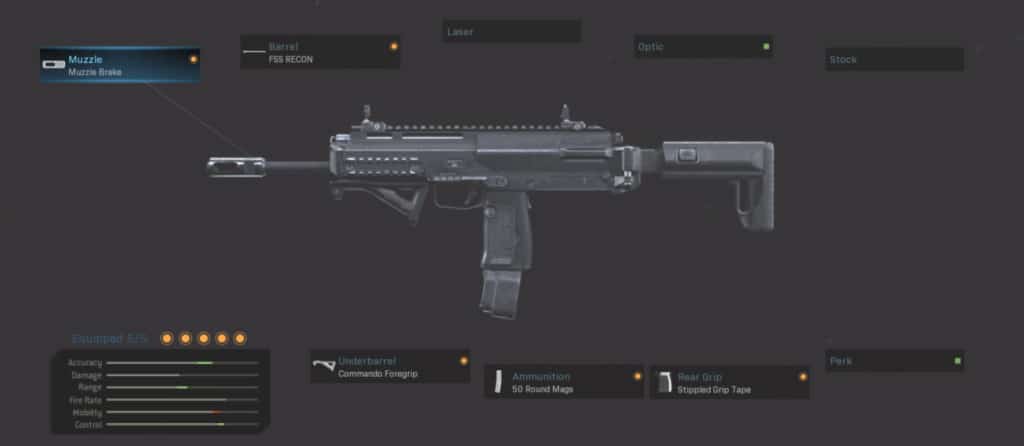 MP7 Killstreak Class Attachment Setup