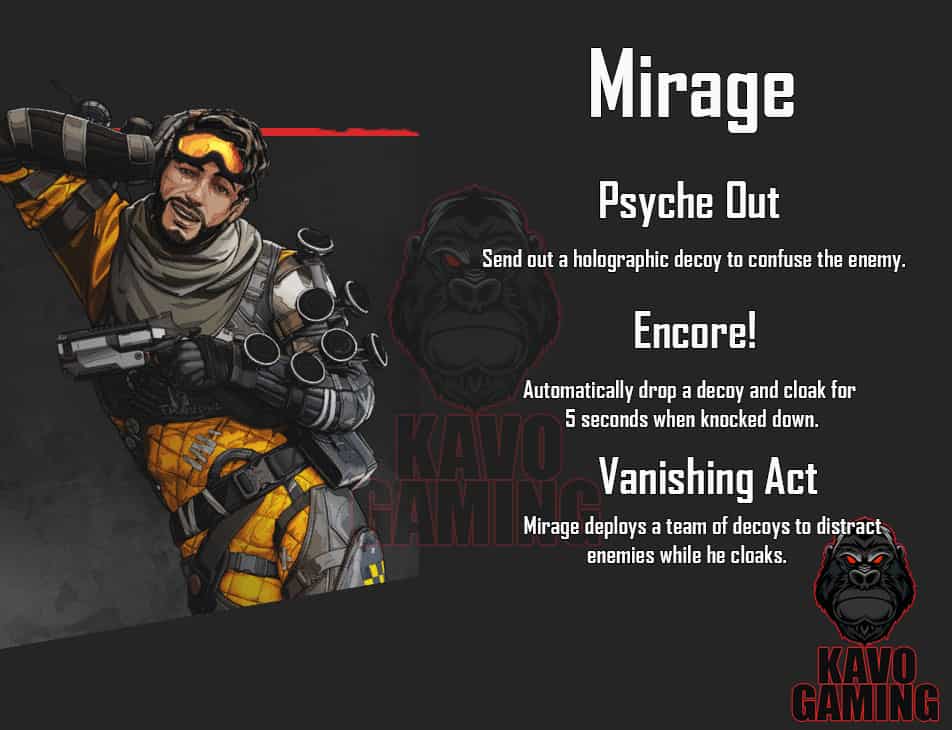 Apex Legends Mirage Abilities