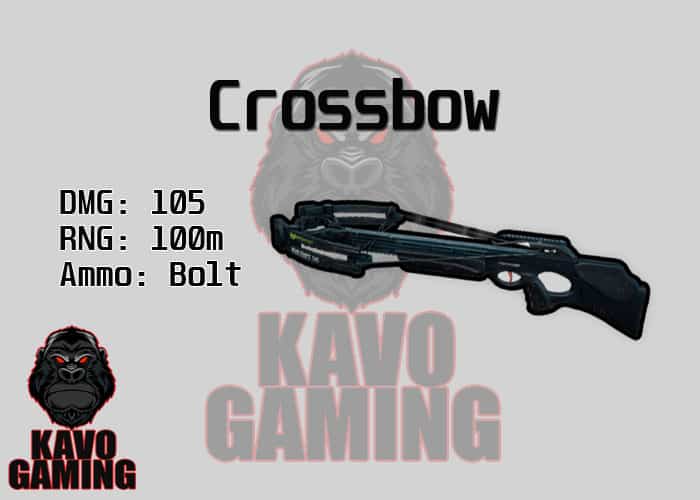 Stats for the Crossbow in PUBG