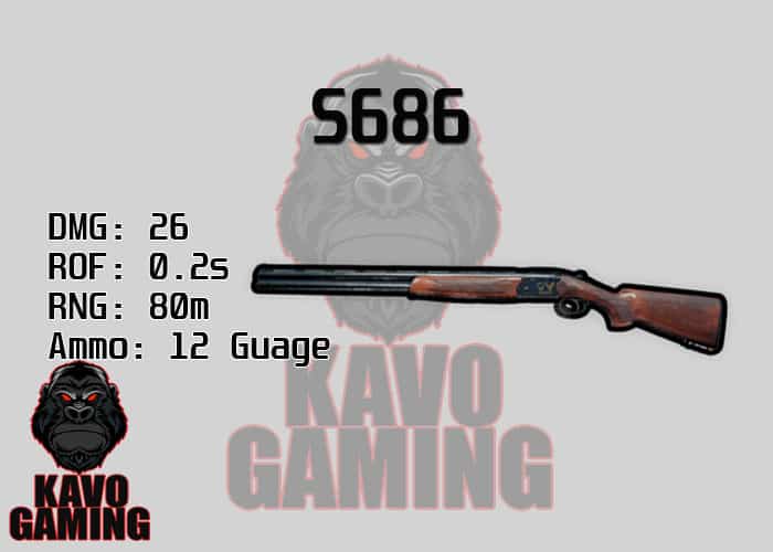 Stats for the S686 in PUBG