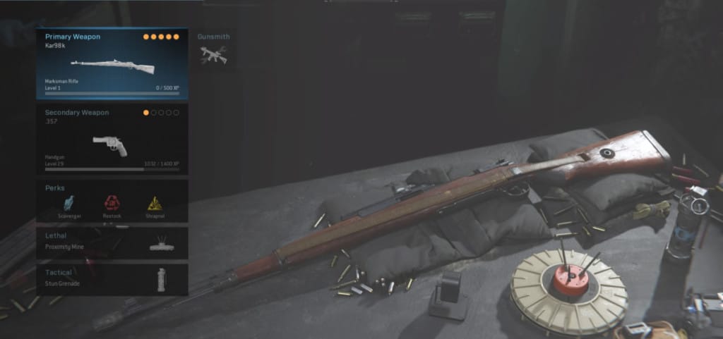 Kar98k Aggression Class setup