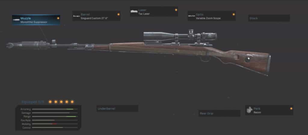 Kar98k Max Range Class