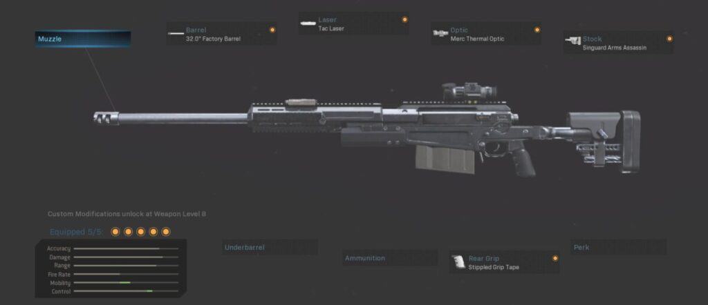 AX-50 Best Warzone Loadout Gunsmith