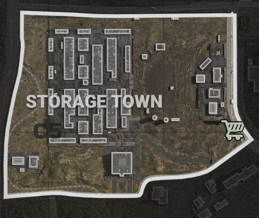 Storage Town Buy Station & Vehicle Locations 