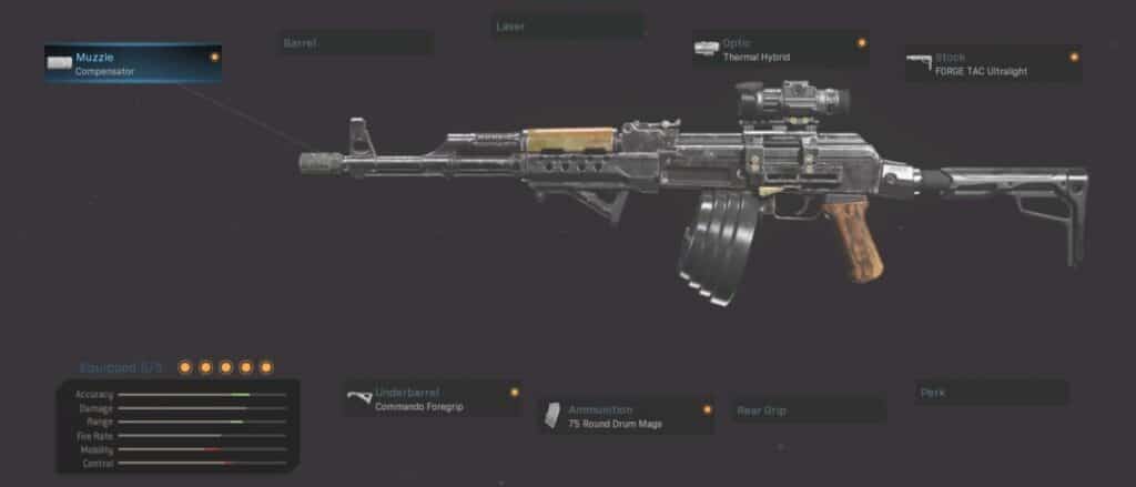 AK47 Best Warzone Loadout: Recoil Controller