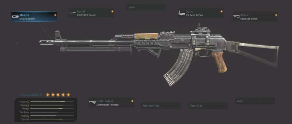 AK47 Best Warzone Loadout: Recoil controller