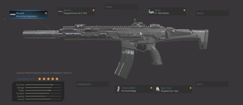 Kilo 141 Best Warzone Loadout:  Balanced